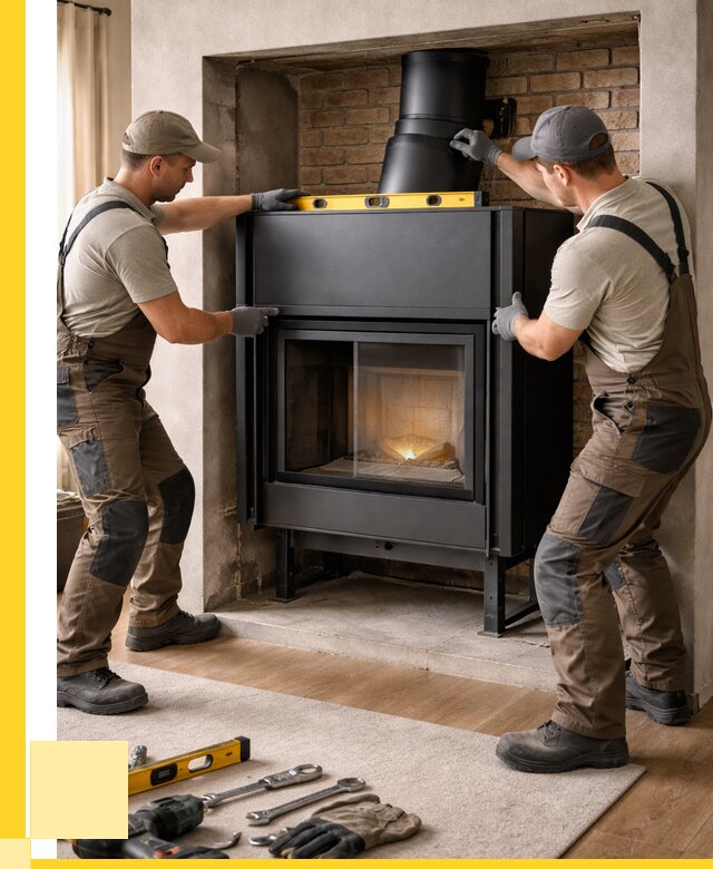 Установка каминных топок в Архангельске под ключ от 18506 р. | ЭриданРхн