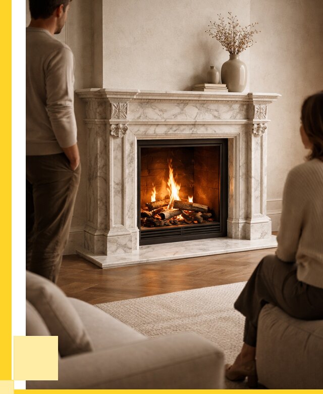 Мраморные камины под ключ в Архангельске от 257025 р. | ЭриданРхн