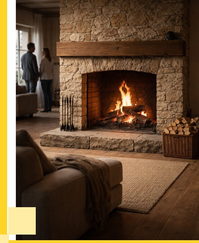 Открытые камины под ключ в Архангельске от 154215 р. ЭриданРхн