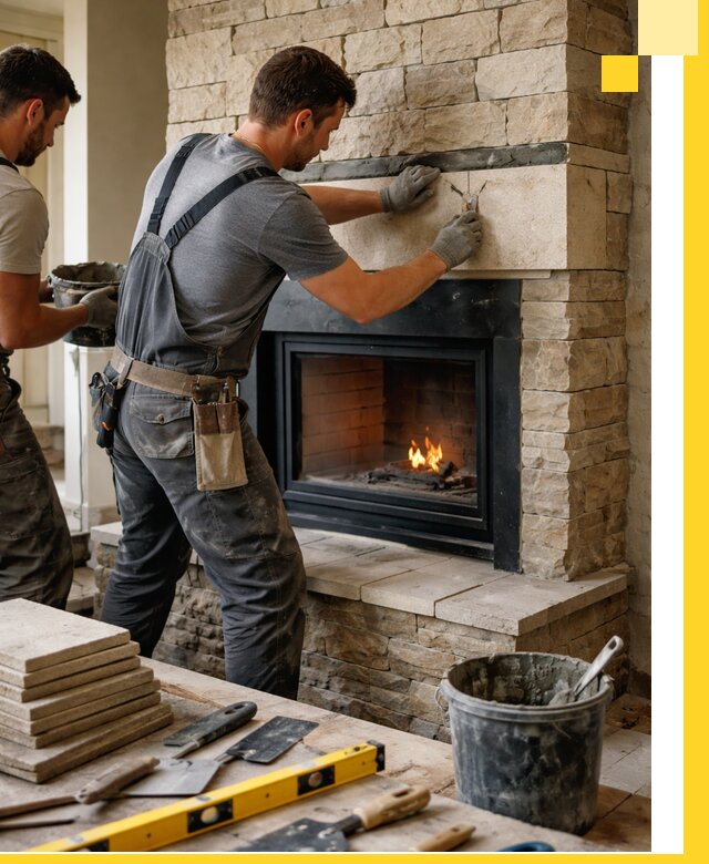 Проектирование и установка открытых каминов в Архангельске