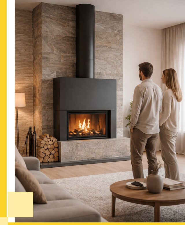 Закрытые камины под ключ в Архангельске от 123372 р., ЭриданРхн