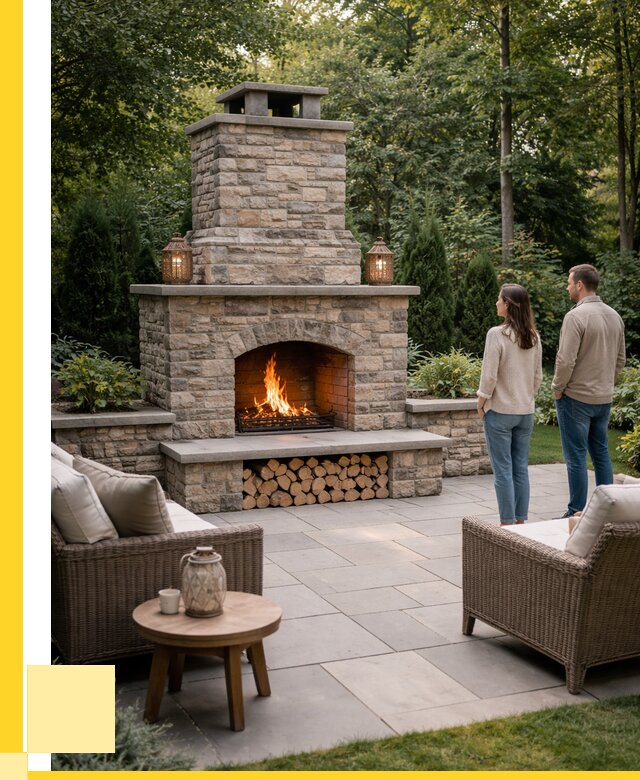 Уличные камины из кирпича в Архангельске от 154215 р. | ЭриданРхн