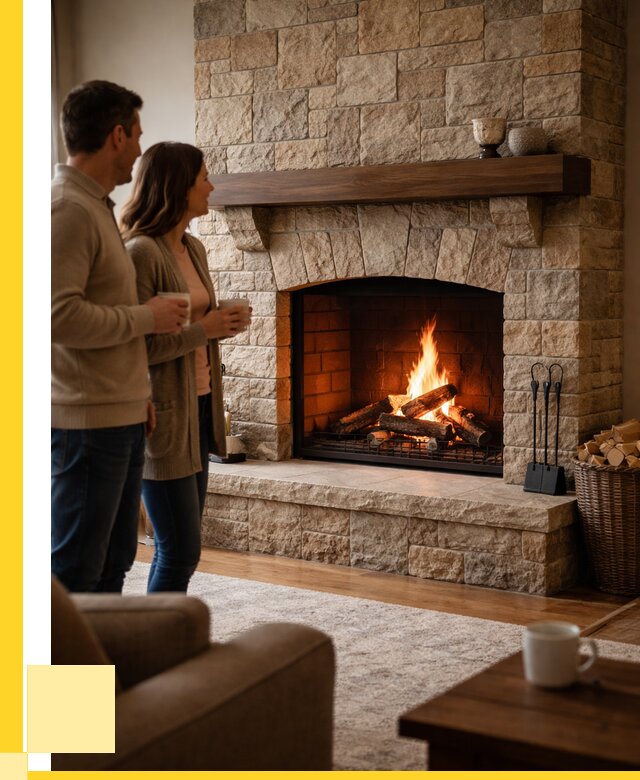 Каменные камины на заказ в Архангельске от 185058 р. | ЭриданРхн