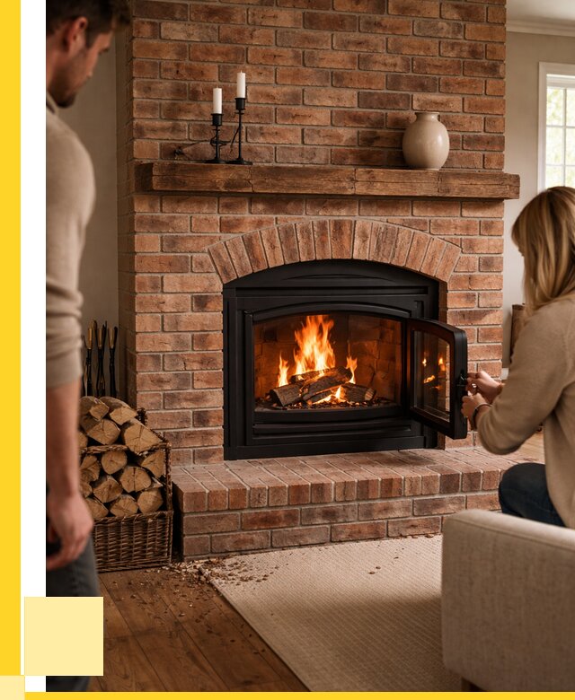 Кирпичные камины под ключ в Архангельске от 154215 р. | ЭриданРхн