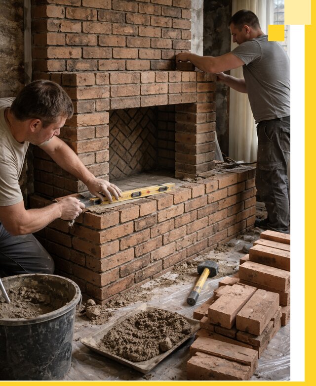 Изготовление и установка кирпичных каминов в Архангельске