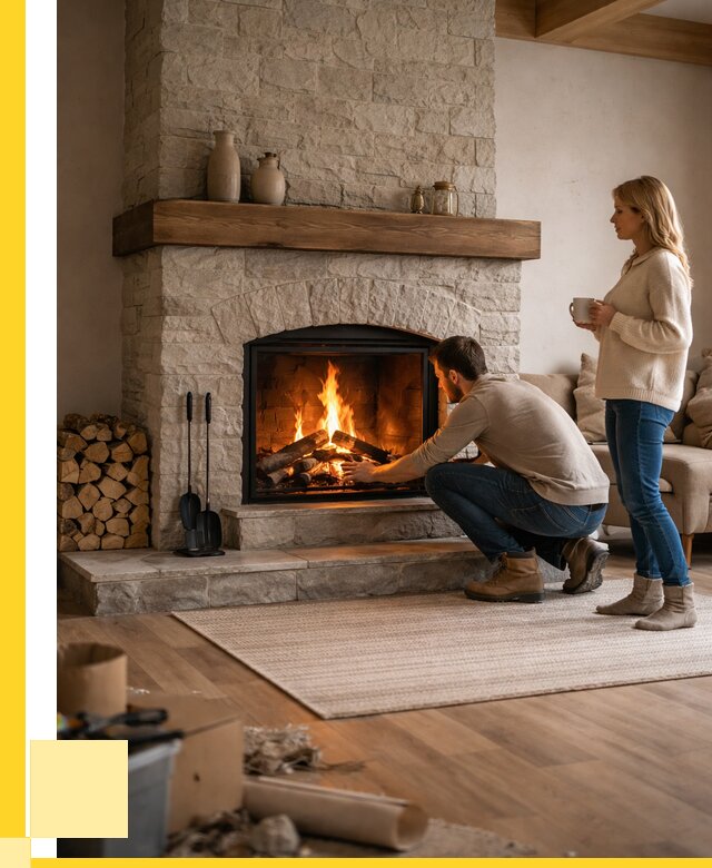 Камины для загородного дома в Архангельске от 359835 р., ЭриданРхн