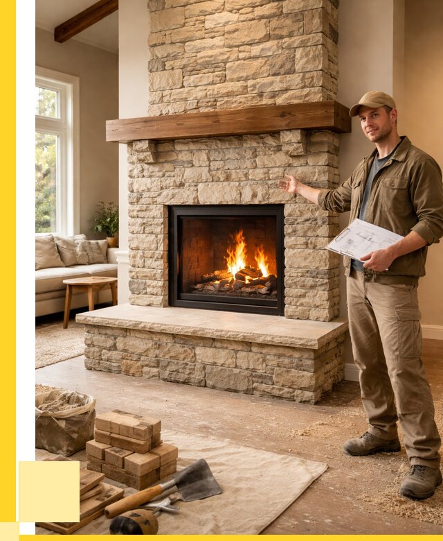 Камины под ключ в Архангельске от 185058 р. | ЭриданРхн — установка