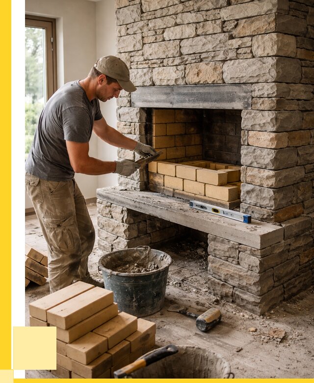 Кладка каминов и камина в Архангельске от 25703 р. ЭриданРхн