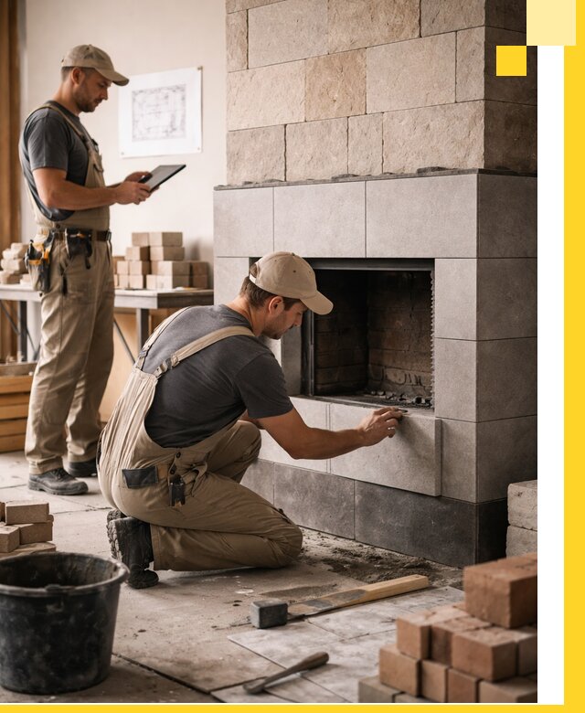 Индивидуальные проекты каминов и каминных систем в Архангельске