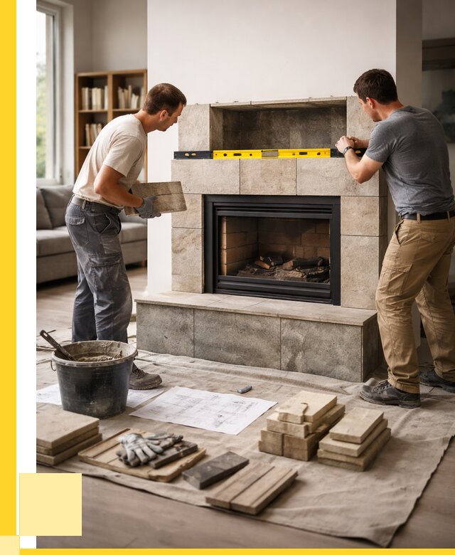 Монтаж каминов и установка в Архангельске от 46265 р. | ЭриданРхн