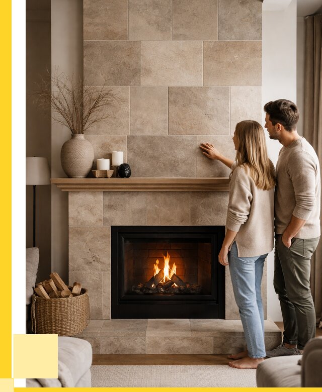 Облицовка каминов керамогранитом в Архангельске от 4626 р. | ЭриданРхн