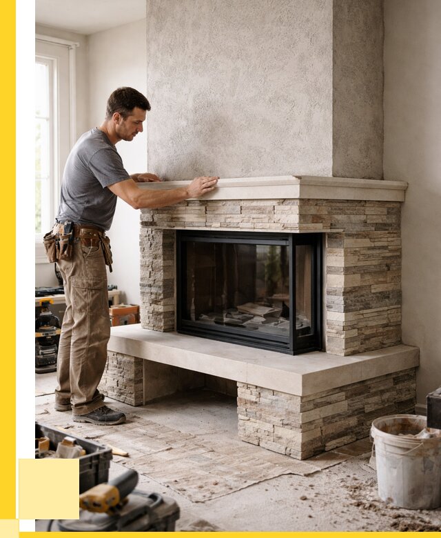 Изготовление каминов под ключ в Архангельске от 154215 р. | ЭриданРхн