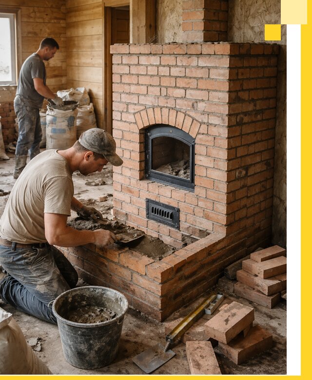 Профессиональное строительство печей в Архангельске под ключ