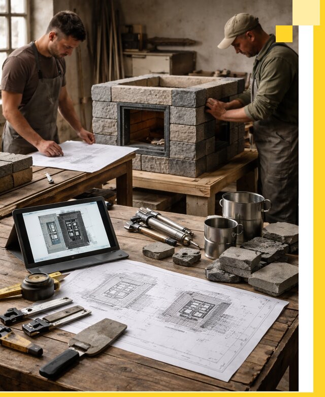 Разработка проектов печей с согласованием и монтажом в Архангельске