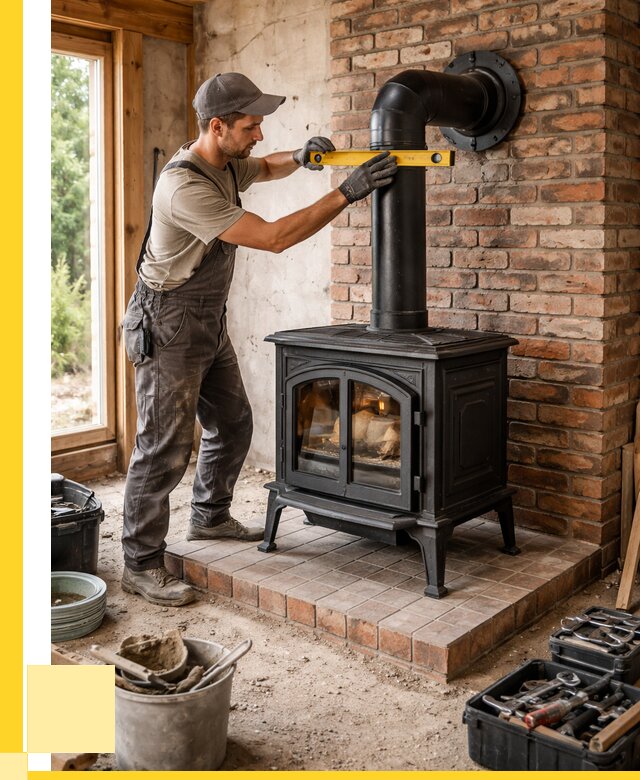 Монтаж печей установка банной печи в Архангельске от 15422 р. | ЭриданРхн