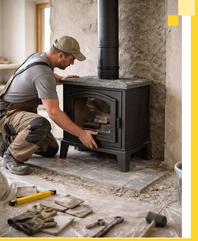 Профессиональный монтаж печей и каминов в Архангельске под ключ