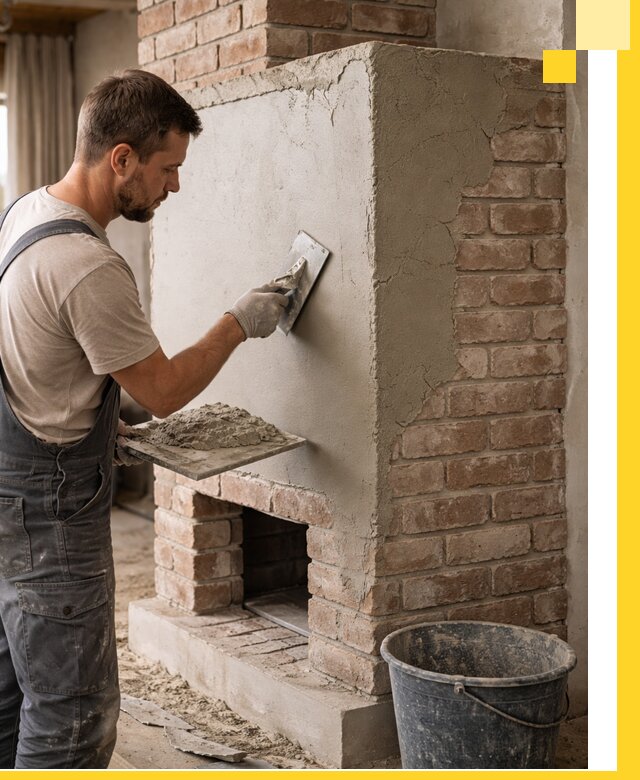 Отделка печей и облицовка каминов в Архангельске под ключ