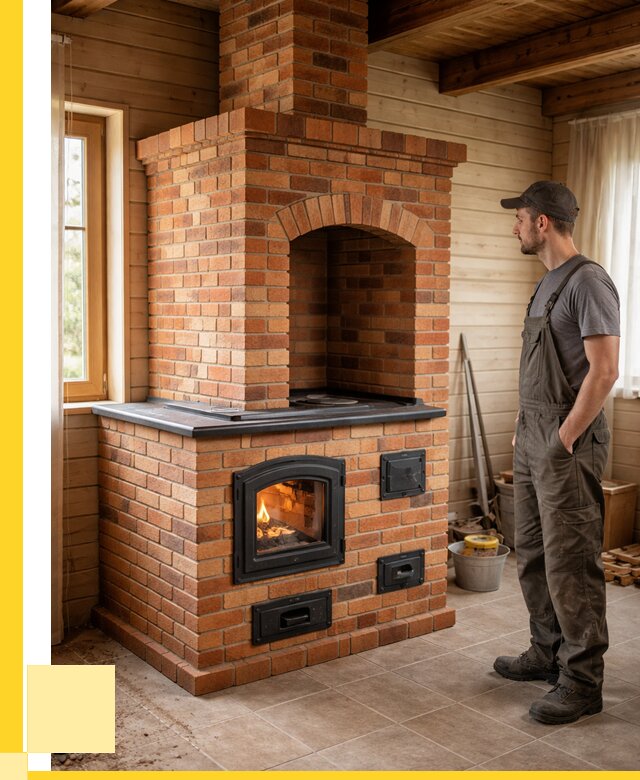 Кирпичные печи в Архангельске: купить от 154215 р. | ЭриданРхн