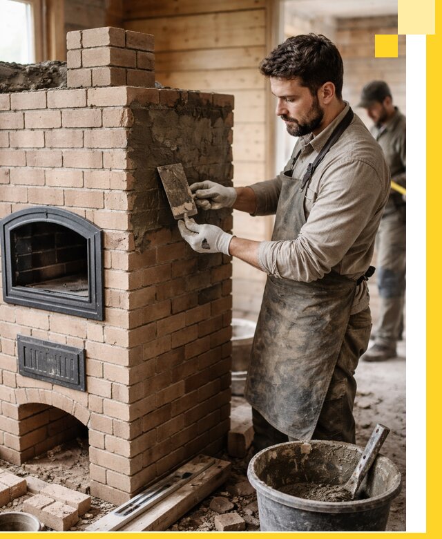 Изготовление и установка печей-шведок под ключ в Архангельске