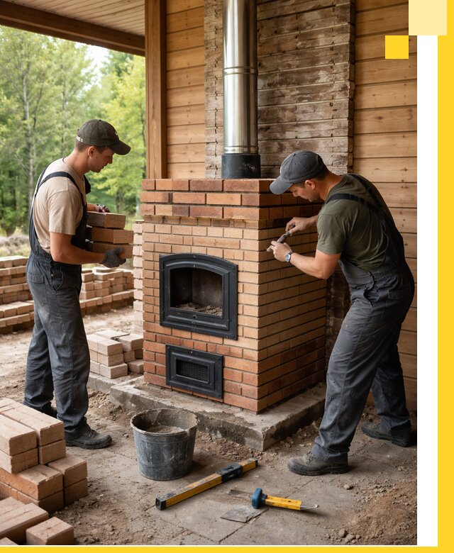 Производство и установка дачных печей под ключ в Архангельске