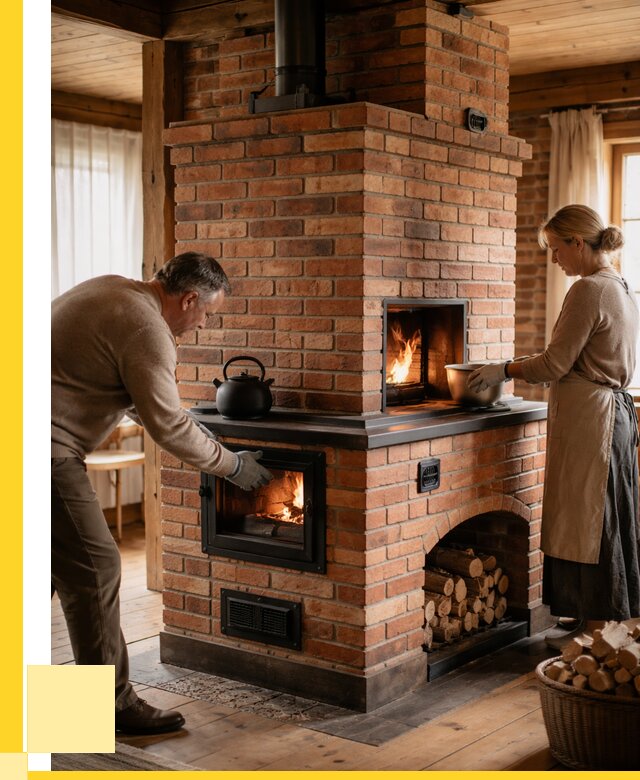 Печи для загородного дома под ключ в Архангельске от 82248 р. | ЭриданРхн