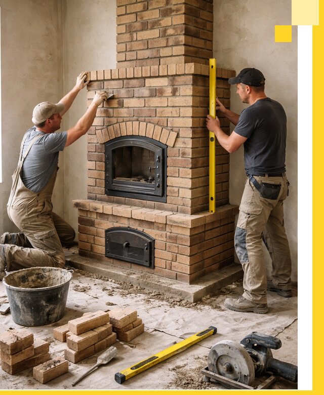 Продажа и установка печей и каминов для дома под ключ в Архангельске