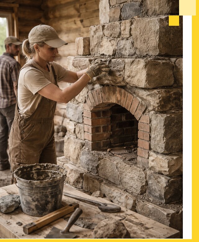 Каменные печи на заказ и монтаж в Архангельске, долговечные решения