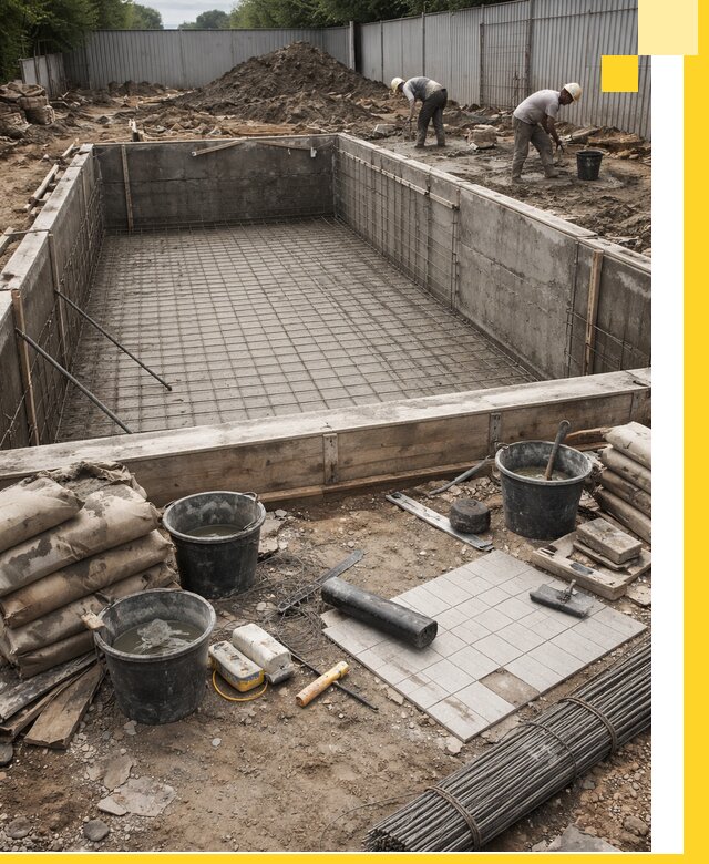 Строительство бассейнов под ключ в Архангельске, дизайн и монтаж