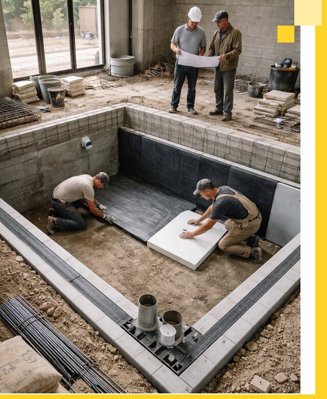 Проекты частных и общественных бассейнов под ключ в Архангельске