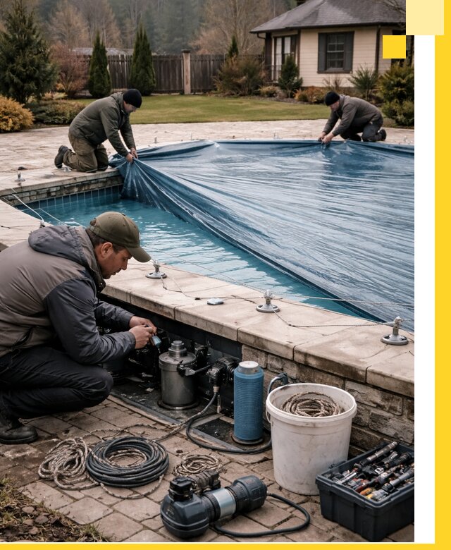 Консервация бассейнов в Архангельске: подготовка к длительному хранению