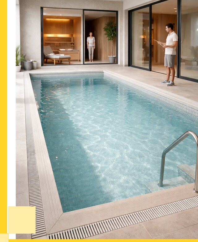 Отделка бассейна пленкой ПВХ в Архангельске от 3598 р. - ЭриданРхн