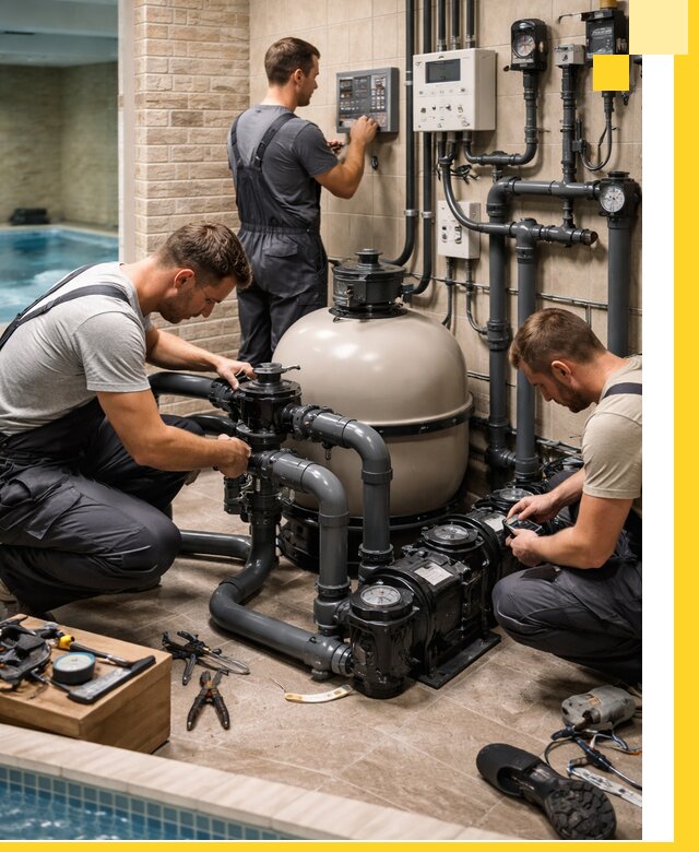 Комплексное оборудование для бассейнов под ключ в Архангельске