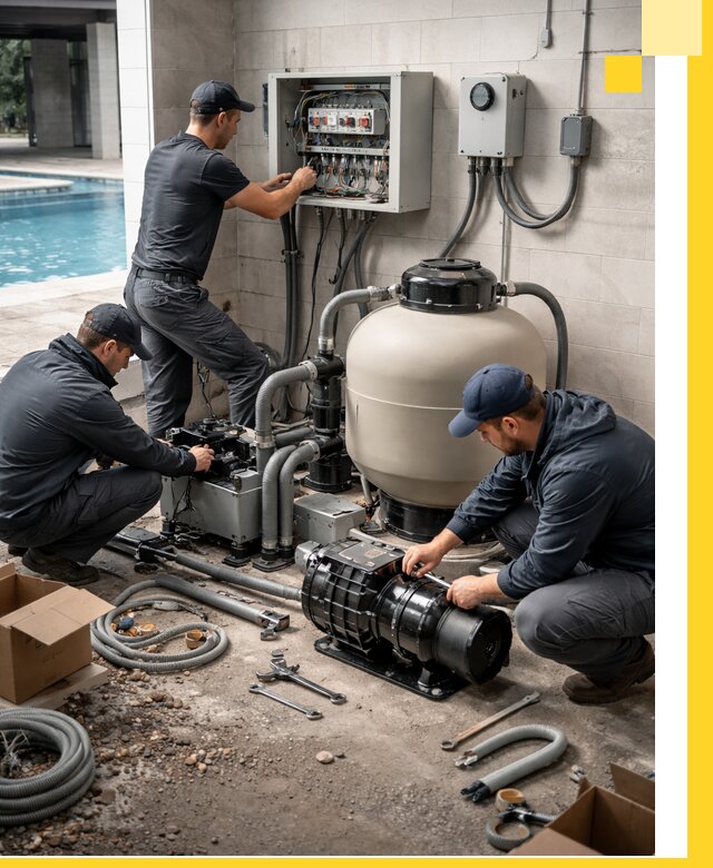 Профессиональный монтаж оборудования для бассейнов в Архангельске