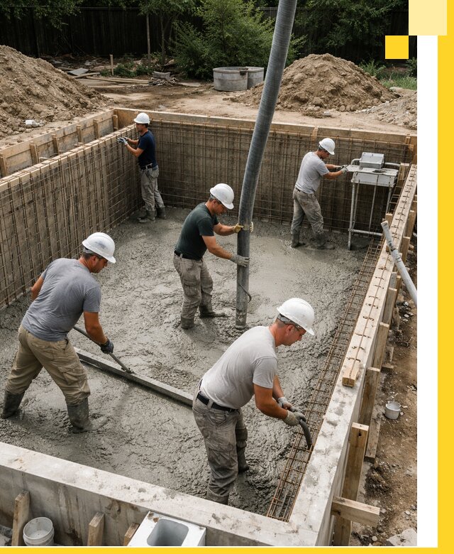 Строительство бетонных бассейнов под ключ в Архангельске