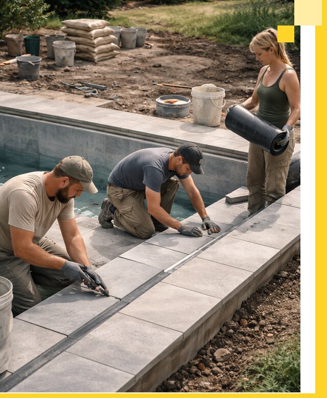 Строительство и монтаж уличных бассейнов под ключ в Архангельске