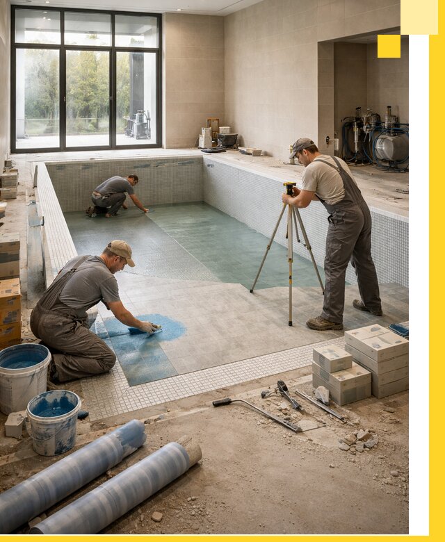 Проект и строительство закрытых бассейнов в Архангельске под ключ