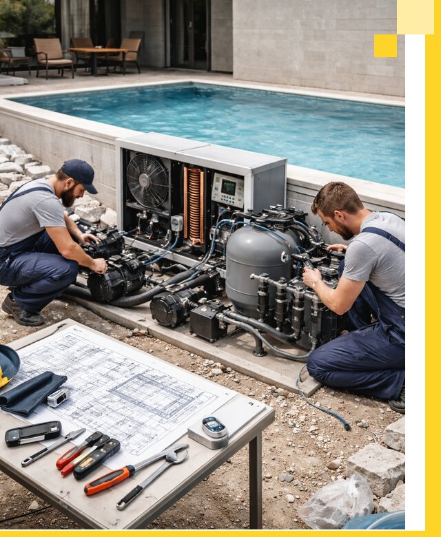 Проектирование и монтаж бассейнов с подогревом в Архангельске