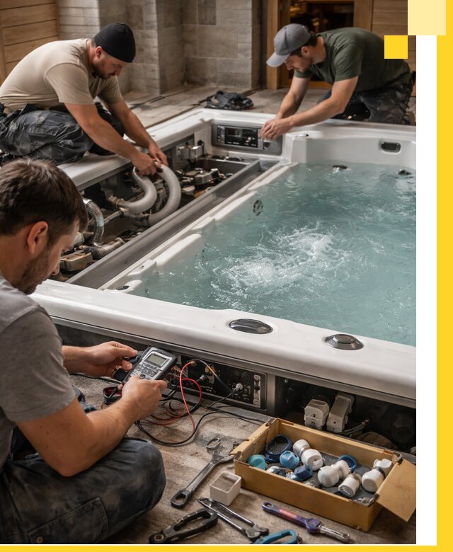 Гидромассажные бассейны под ключ в Архангельске, дизайн и монтаж