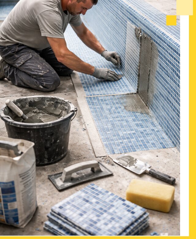 Укладка и ремонт мозаики для бассейнов под ключ в Архангельске