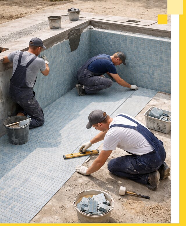 Укладка и установка плитки для бассейнов под ключ в Архангельске