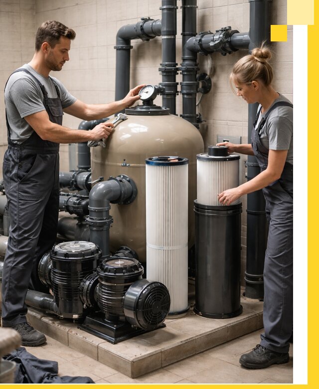 Фильтры и системы фильтрации для бассейнов в Архангельске