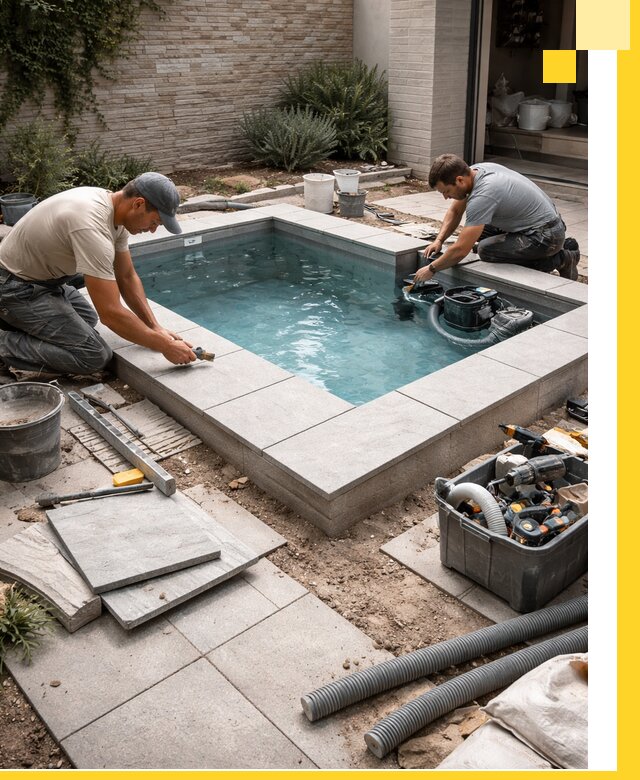 Мини бассейны под ключ в Архангельске, дизайн и установка