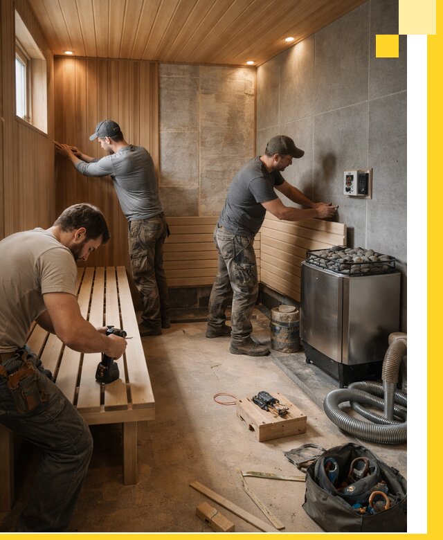 Сауны под ключ в Архангельске, проектирование, строительство, отделка