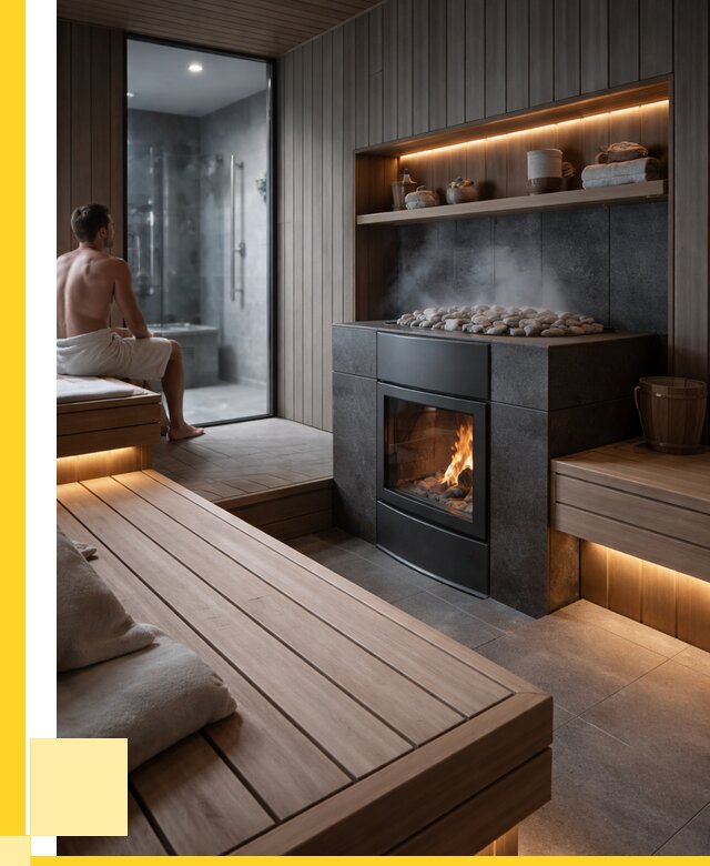 Проект сауны в частном доме в Архангельске от 35984 р. | ЭриданРхн