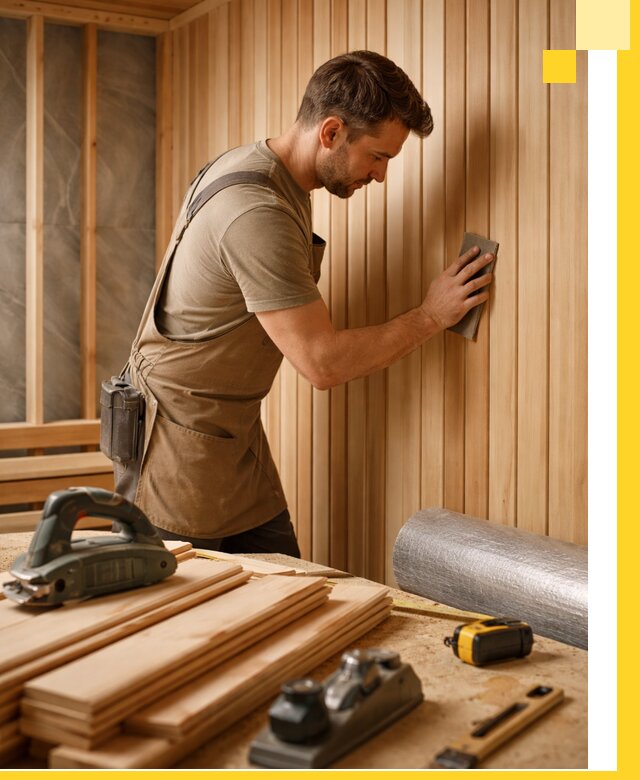 Профессиональная отделка саун и парных под ключ в Архангельске