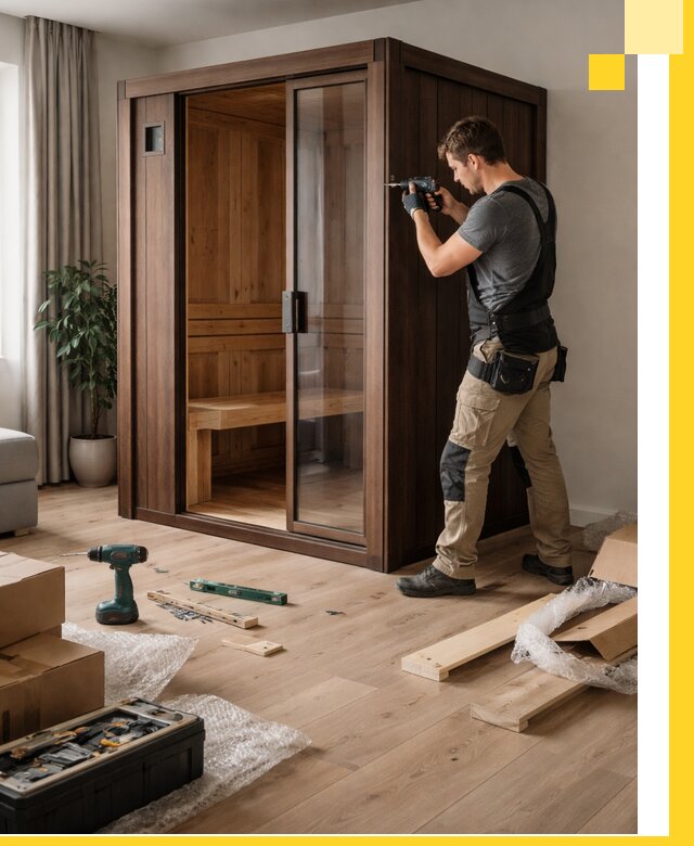 Установка и производство мини саун под ключ в Архангельске