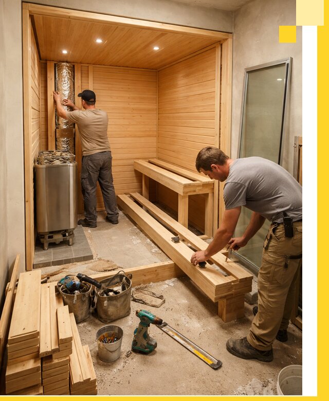 Проектирование и установка домашних саун под ключ в Архангельске