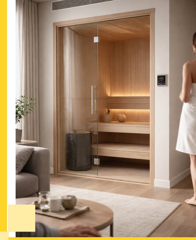 Сауна в квартире под ключ в Архангельске от 123372 р. ЭриданРхн