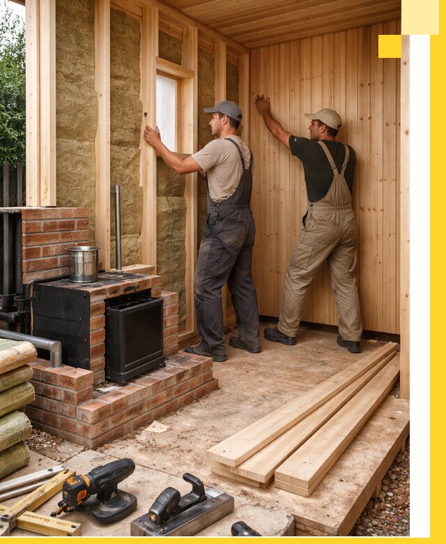 Строительство и установка дачных саун под ключ в Архангельске