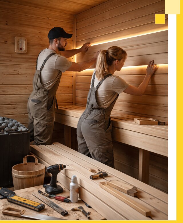 Дизайн саун и бань под ключ с индивидуальным проектом в Архангельске